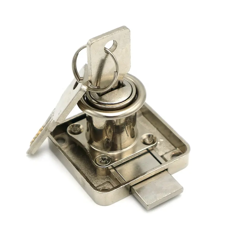 Safe Office Desk Furniture Cabinet Zinc Alloy Drawer Lock with company key